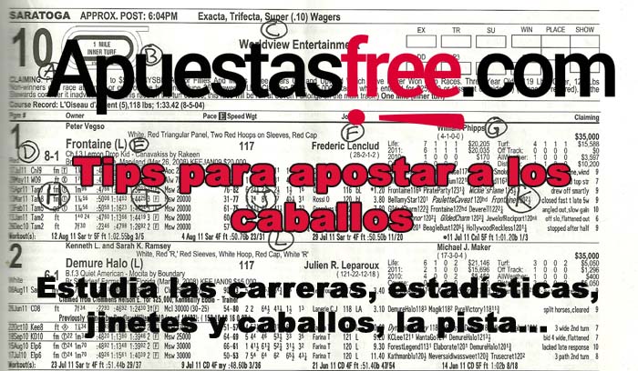 consejos para hacer apuestas caballos