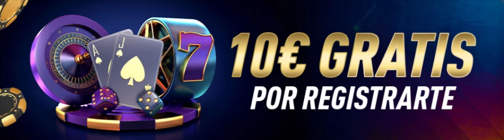 sportium bono 10€ gratis casino