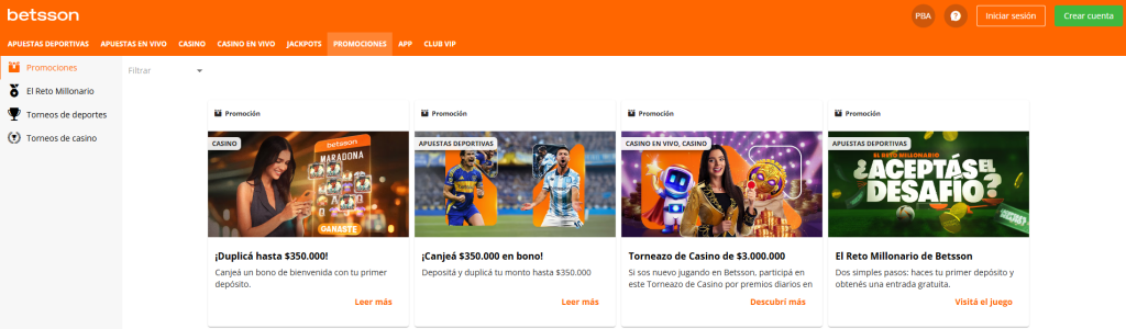 betsson en argentina