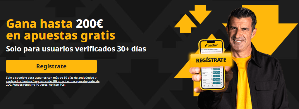 código promocional betfair